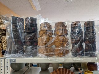アイヌ木彫り人形 まとめ売り 北海道民芸品 ニポポ エカシ メノコ