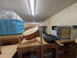 平太鼓 木製スタンド・バチ付き 和太鼓